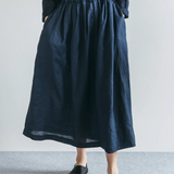 Fog Linen Ichika Skirt Ardoise