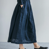 Fog Linen Ichika Skirt Ardoise