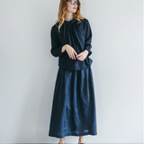 Fog Linen Ichika Skirt Ardoise