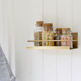 Fog Linen Brass Shelf