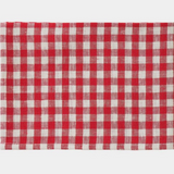 Fog Linen Kitchen Cloth Anne - Red/Beige Check was £14