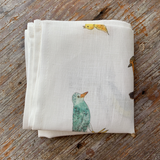 Fog Linen Isabelle Boinot Handkerchief - Birds