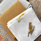 Fog Linen Isabelle Boinot Handkerchief - Birds