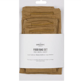 The Organic Company Food Bag Set - Khaki