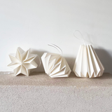 Folded Side Project Single Bauble - Ivory was £7