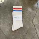 Le Bon Shoppe Extended Boyfriend Socks - Milk