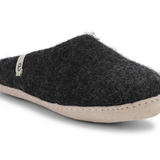 Egos Copenhagen Wool Slipper - Black