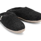 Egos Copenhagen Wool Slipper - Black