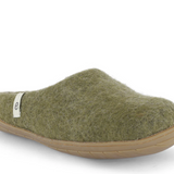 Egos Copenhagen Wool Slipper - Moss Green