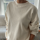 Le Bon Shoppe Cotton Terry Daisy Long Sleeve - Naturel