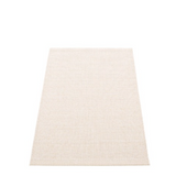 Pappelina Emm Vanilla/White Metallic Rug - 70cm x 120cm