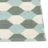 Pappelina Dana Army / Pale Turquoise / Vanilla Rug - 70cm x 60cm