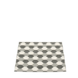 Pappelina Dana Warm Grey / Charcoal / Vanilla Rug - 70cm x 60cm