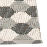 Pappelina Dana Warm Grey / Charcoal / Vanilla Rug - 70cm x 60cm