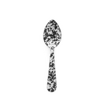 Crow Canyon Splatter Enamelware - Medium Spoon, Black