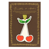 Scribble & Daub Cherries Christmas Decoration