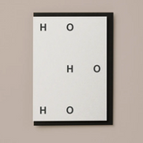 Kinshipped 'Ho Ho Ho' Embossed Card - Oat Milk Pack of 6 was £18