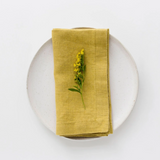 Linen Tales Linen Napkin, Lemon Curry - Set of 2