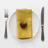 Linen Tales Linen Napkin, Lemon Curry - Set of 2