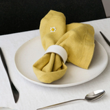 Linen Tales Linen Napkin, Lemon Curry - Set of 2