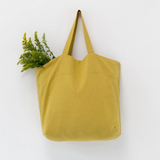 Linen Tales Linen Bag, Lemon Curry was £45