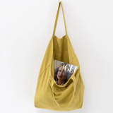 Linen Tales Linen Bag, Lemon Curry was £45