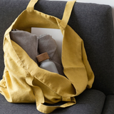 Linen Tales Linen Bag, Lemon Curry was £45