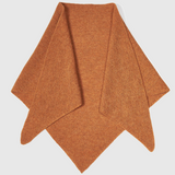 Rove Knitwear Triangular Scarf - Oxide Orange