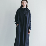 Fog Linen Cotton Jiya Dress - Midnight