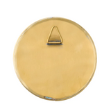 Fog Linen Brass Framed Mirror, Round