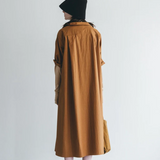 Fog Linen Cotton Jiya Dress - Amber