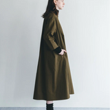 Fog Linen Cotton Jiya Dress - Khaki was £135