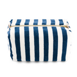 Rose & April Vic Terry Wash Bag - Midnight Stripe