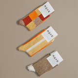 Rove Knitwear Organic Cotton Socks - Plain Brown Marl