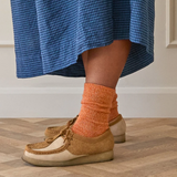 Rove Knitwear Fine Merino Wool Socks - Tangerine