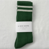 Le Bon Shoppe Boyfriend Socks - Moss