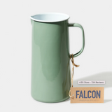 Falcon Enamelware 3 Pint Pitcher Jug - Tarragon