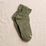 Yahae Garabou Organic Ankle Socks, Khaki