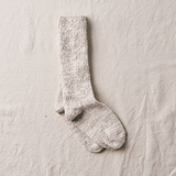 Garabou Organic Cotton Slipper Socks, Small - Natural