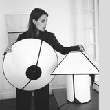 Hay Pyramid Table Lamp - 290 & 450, White