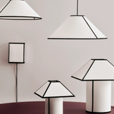Hay Pyramid Cone Pendant - 500 & 600, White