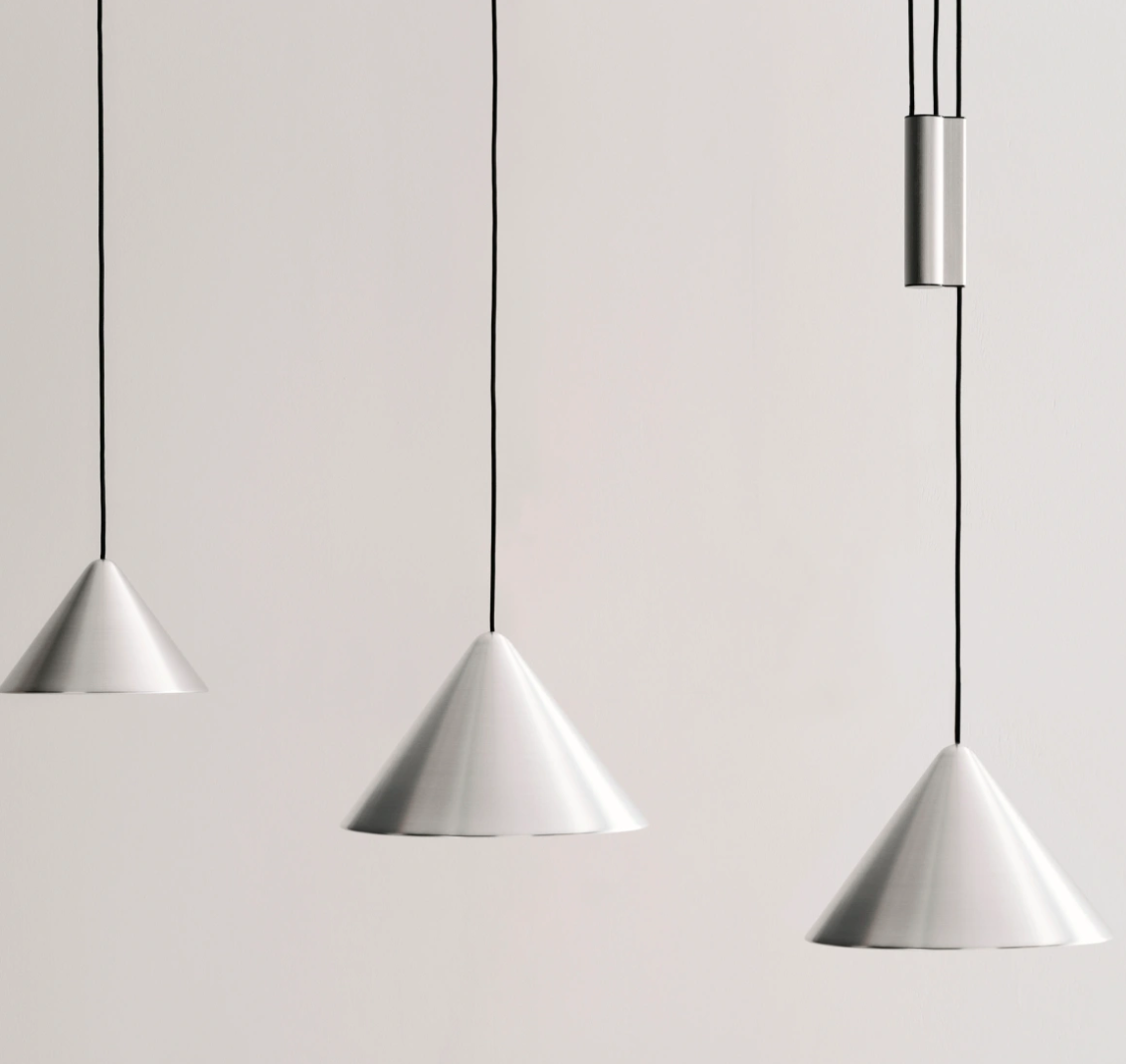 HAY Compass Pendant Light 430 Stainless Steel, WAS £259 - Tea and Kate