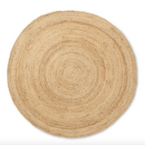 Ferm Living Eternal Round Jute Rug, Large, Natural - EX DISPLAY, WAS £339