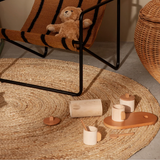 Ferm Living Eternal Round Jute Rug, Large, Natural - EX DISPLAY, WAS £339