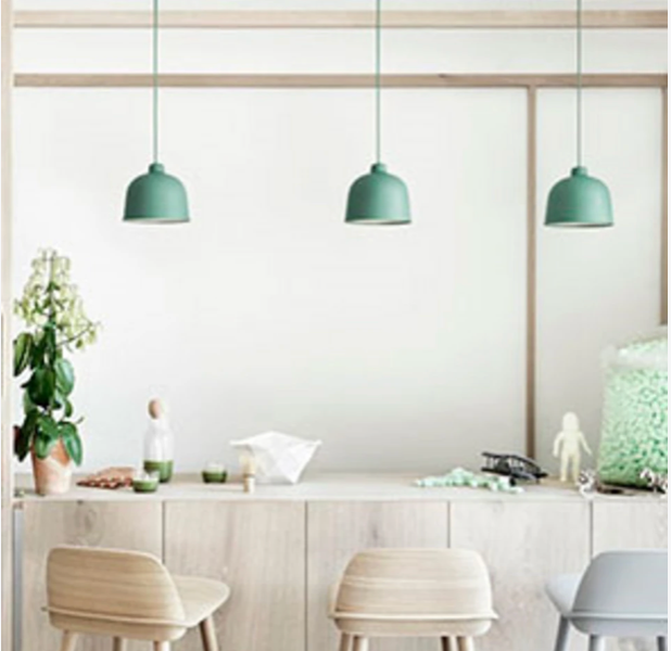Muuto Grain Pendant  - Dusty Green, WAS £165 - Tea and Kate