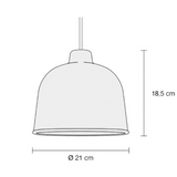 Muuto Grain Pendant  - Dusty Green, WAS £165 - Tea and Kate