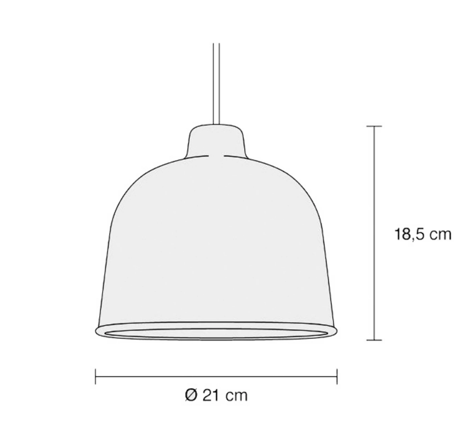 Muuto Grain Pendant  - Dusty Green, WAS £165 - Tea and Kate