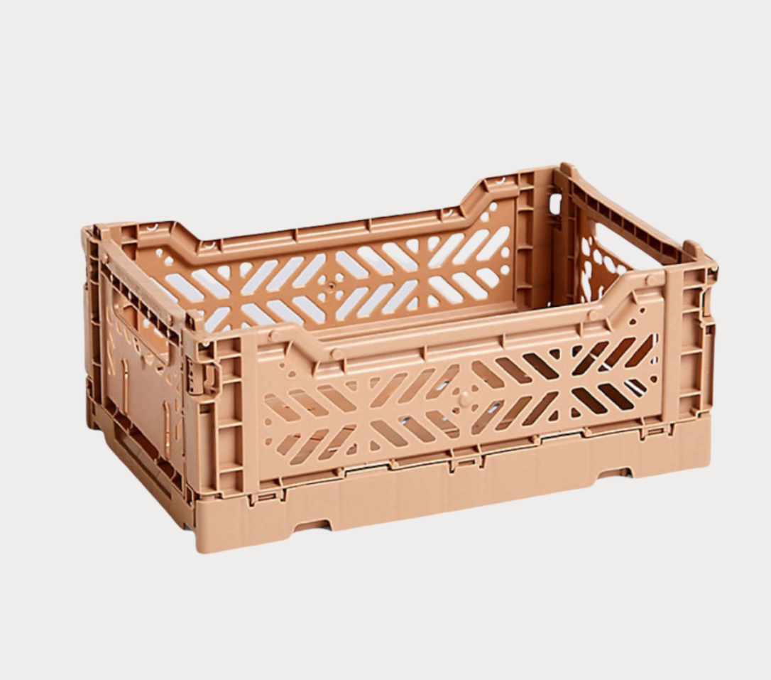HAY Recycled Crate - Nougat - Small, WAS £7 - Tea and Kate