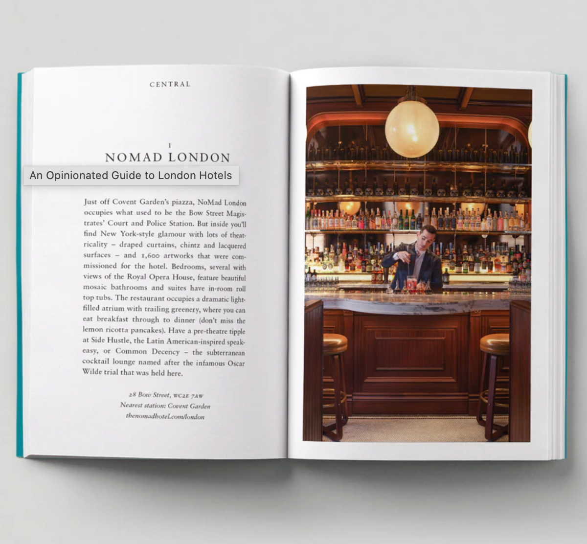 Hoxton Mini Press Guide to London Hotels - WAS £10.95 - Tea and Kate