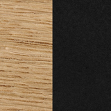 HAY CPH 30 Table Extension Leaves / 50x90cm - Black Linoleum Top / Oak Crossbar, WAS £255 - Tea and Kate